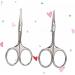 Balacoo 6 Pcs Eyelash & Hair Trimmer Set for Men - Safe Straight Tip Scissors for Eyebrows & Nose Hair - 9.2x4.5cm - Buy Online on GoSupps.com