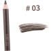 Beavorty Eyebrow Pencils 2pcs Anjoize Eyebrow Pen Pencils Eyebrows Eyebrow Pencil Brush Eyeliner Miss Does Not Fade Suite 1 count (Pack of 1) Picture 2 - Buy Online on GoSupps.com