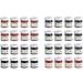 Rigoni Di Asiago - Confitures Assorties En 8 Saveurs 32 Bocaux Verre Portion Individuelle De 25 Grammes Chacun. Produit Typique Italien G (Lot 1)