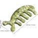 Healeved Jade Massage Comb - Premium Acupuncture Body & Scalp Massager Tool | Handcrafted Jade Beauty Product - Buy Online on GoSupps.com