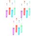 Minkissy 12 pth travel fine toothbrush comfortable toothbrush tongue toothbrush light toothbrushes wear-resistant travel toothbrush cleaning brush organic toothbrushes household steel struts child pp
