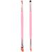 2Pcs Double Ended Eye Shadow Brush Skin Friendly and Minimal Waste Professional Portable Double Sided Concealer Brush for Eyeshadow Eyebrow Blending - Buy Online on GoSupps.com