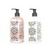 Greenwich Bay Kitchen Collection PINK GRAPEFRUIT / LEMON ZEST Scented Liquid Hand Soap & Lotion Combo with Shea Butter - 16 fl oz Pump Bottles