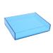 Eyelash Grafting Pallet Thickened Acrylic False Eyelash Storage Box with Cover Waterproof Dustproof Lash Extension Organizer for Daily Wear False Eyelash (Transparent Blue)