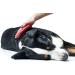 HUNTER 97949 Wellness Massage Curry Comb for Dogs Solid Rubber Red - Buy Online on GoSupps.com