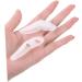 Silicone Gel Pinky Pads 2pcs Set - Anti-Hammer Protectors & Universal Separators for Bunions - Comfortable Straightener Cushions for Little Tailors - White Gel for Curly Hair - Buy Online on GoSupps.com