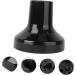 Baluue 3 Pcs Hair Styling Hood Protective Cover Salon Hair Dryer Cover Hair Dryer for Curly Black Abs 16x15cmx3pcs Blackx3pcs - Buy Online on GoSupps.com