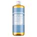 Dr Bronner's Baby Mild All-One Magic Soap Made with Organic Oils Used for Face Hair Babies Laundry and Dishes Certified fair Trade & Vegan Friendly 945ml Recycled Bottle Baby Mild All-One Magic Soap 945ml