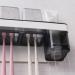 Arinal Wall-Mounted Toothbrush Holder - No Punch Bathroom Storage for Toothpaste & Makeup Accessories - Buy Online on GoSupps.com