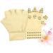 Healvian 3 Pairs Non-Slip Silicone Magnetic Fitness Gloves - Anti-Tendonitis Riding & Biking Protection - Buy Online on GoSupps.com