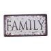 Cabilock Retro Decor Bar Painting Decor Home Painting Decor License Plate Vintage Iron Painting