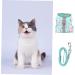 Mipcase Pet Cat Harness Reflective Vests Dog Walking Leash Cat Mesh Vest Cat Vest Dog Leash Outdoor M Light Green - Buy Online on GoSupps.com