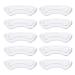 10 pieces of heel pillow silicone high pads clear gel heel shoe grips liner self-adhesive shoe insoles foot care protector for women Lady