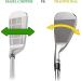 MAZEL Golf Pitching & Chipper Wedge - Right/Left Handed 35, 45, 55, 60 Degree - Stainless Steel, Black Head - Improve Your Short Game - Men & Women - Regular 45 Degrees - Buy Online on GoSupps.com