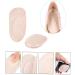 Gel Heel Pads for Plantar Support | Silicone Insoles for Men & Women | Reusable Cushion Inserts - Khaki - Buy Online on GoSupps.com