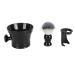 3-in-1 Soft Nylon Hair Beard Soap Dish & Brush Stand - Quick Drying Travel Set for Grooming - Buy Online on GoSupps.com