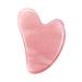 Rose Quartz Gua Sha Tool - Gua Sha Massage Tool for Facial Microcirculation Removes Toxins Prevents Wrinkles Boost Radiance of Complexion - 100% Authentic Genuine Rose Quartz Pink