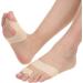 Autpro Gel Bunion Corrector (2 Pairs) - Pain Relief Bunion Splint with Metatarsal Pads for Women and Men - Beige - Buy Online on GoSupps.com