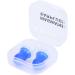 2 Pcs Waterproof Silicone Ear Plugs - Noise Reduction for Swimming Sleeping & Flying | Soft & Comfortable for Long-term Wear (Blue Large + PP Box)  - Buy Online on GoSupps.com