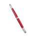 Angoily Microblading Manual Alloy Supply Eyebrow Pen Aluminium Make Embroidered 14.2x0.9cm Red