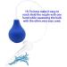 GNEGKLEAN Black Silicone Enema Bulb Kit 7.6oz with 19.7in Hose+4 Nozzles (Blue) | Anal Douche for Men and Women - Buy Online on GoSupps.com