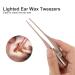 3pcs LED Ear Spoon & Tweezers Set for Ear Wax Removal - Lighted Earwax Digger and Tweezer Kit - Buy Online on GoSupps.com