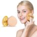 Auauy make-up sponge powdered foundation pillow washable reusable makeup sponge wet dry make-up tool beauty blender sponge pouder puff for loose powder liquid cosmetics yellow