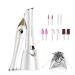 TOUCHBeauty Electric Nail File Drill with 10pcs Nail Bits for Natural Nails, Manicure Pedicure Set with UV Light Stand, Nail Buffer Drill Polisher Fingernails Toenails Care Set Gold