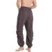 PACIDA Mens Cotton Linen Drawstring Pants - Elastic Waist Casual Jogger Yoga Pants (Coffee, 36) - Buy Online on GoSupps.com