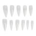 Long Clear Fake Nails Set Ultra Thin Breathable ABS Material Suitable for Acrylic Nails Dip Powder and Gel Polish 550 Pieces for Nail Salon Home DIY Weddings Halloween