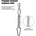 Spring Pole Dog Rope Toys Outdoor Stainless Steel Spring Pole Hanging Bungee Exercise Dog Rope Toys Best for Tug of War Bite Training Pull Exercise Solo Play (Standard Edition) - Buy Online on GoSupps.com