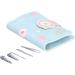 Nail Care Kit for Girls Student-friendly Manicure Set with Cute Cartoon Clippers and Scissors Utensil Tools Includes Essential Shower Squeegees (3418A Fruit Button-Peach) - Buy Online on GoSupps.com