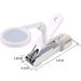 UNbit Nail Clipper Adult Nail Clippers Plastic/Carbon Steel White Nail Clippers 1.8 * 4.2 * 13cm Rotating Magnifying Glass Nail Clippers - Buy Online on GoSupps.com