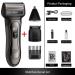 Buy Electric Shavers for Men - Wet & Dry Foil Shaver 3-in-1 Grooming Kit Cordless Beard Razor Gift for Husband Dad Boyfriend (Black - Buy Online on GoSupps.com