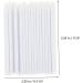 SKISUNO 100pcs Disposable Eyeliner Brush Liquid Eyeliner Cosmetic Eyeliner Wand Makeup Eye Tool Girl Make up 9x6.5cm White - Buy Online on GoSupps.com
