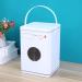 ISAKEN Washing Powder Storage Metal Laundry Powder Storage Box Washing Powder Bucket Detergent Box Laundry Detergent Dispenser Laundry Powder Storage Box Container White - Buy Online on GoSupps.com