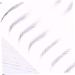 Mikinona 2 Pairs Stickers Realistic Waterproof Imitation Eyebrows Cosmetic Modify The Lazy Woman 1 count (Pack of 1) Black 003 - Buy Online on GoSupps.com