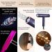 Ckeyin Foldable Professional Hair Dryer 1300W Powerful Negative Ion Far Infrared Fast Drying Air Blow Hair Dryer with Memory 45 - Buy Online on GoSupps.com
