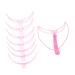 VINTORKY Eyebrow Tools 3 Sets Eyebrow Aid Eyebrows Drawing Template Plastic Travel Eyebrow Tool Replaceable Accessories