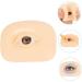Beavorty 4pcs Makeup Practice Skin Silicone Mold Eye Makeup Face Board Eye Make up Training Skin Leather Pad - Buy Online on GoSupps.com