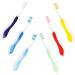 Magiclulu 6 pieces foldable toothbrush practical travel toothbrush soft bristle toothbrush travel teeth accessories foldable mouth cleaning brush hotel toothbrush toothbrush