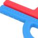 2pcs P Shape Silicone Teething Toy for 3 Month Babies - Sensory Chew Tube (Type 1) - Buy Online on GoSupps.com