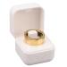 Appropriate Smart Ring Upgrade IPX8 Intelligent Sleep Monitor Multifunctional Health Sportring Stylish and Practical with Load Caps for Daily Use Gold No.18