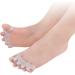 WDONAY Soft Rubber Toe Separator Valgus Corrector Adult 90mm/3.54- White 10 Pcs - Buy Online on GoSupps.com