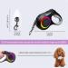 DISSICE Retractable Dog Leash with LED Light 16ft & Anti-Slip Handle for Dogs up to 66 lbs 360 Tangle-Free One Button Brake & Lock (Black) - Buy Online on GoSupps.com