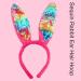 hgnxa Easter Rabbits Ear Hairband Woman Teens Sequins Headbands for Movie Enthusiasts Animes Theme Gatherings Hairband White - Buy Online on GoSupps.com