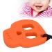 Heat Resistant Chew Teething Necklace | Durable Orange Skull Teether | Stress Relief Toy for Babies - Buy Online on GoSupps.com