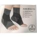 2 Packs Breathable Ankle Brace Ankle Support Sleeve with Compression Ankle Wrap for Plantar Fasciitis Ankle Sprain Ankle Swelling Joint Pain Fits All for Women Men Medium Green - Buy Online on GoSupps.com