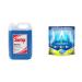 Jantex CF977 Dishwasher Rinse Aid Concentrate 5Ltr & Astonish All In 1 Powerful Cleaning Dishwasher Tablets with Salt and Rinse Aid Mega Pack of 100 Tablets Lemon Fresh + DISHWASHER_DETERGENT C2171
