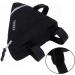 Buy Qitidasen Waterproof Bicycle Triangular Bag - Reflective Double-Sided Front Tube Frame Pocket (Black) for Safe Night Riding | International Shipping Available - Buy Online on GoSupps.com